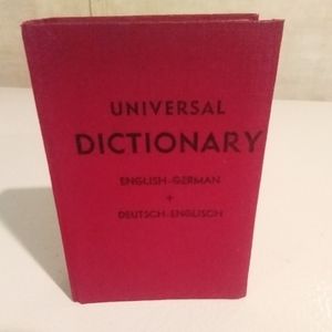 DICTIONARY ENGLISH-GERMAN /DEUTSH-ENGLISH